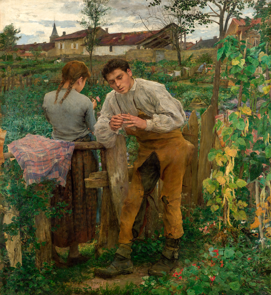 The Village Lovers by Jules Bastien-Lepage
